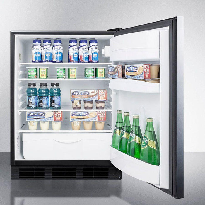 Summit 24 in. Wide Built-In All-Refrigerator - FF6BKBISS