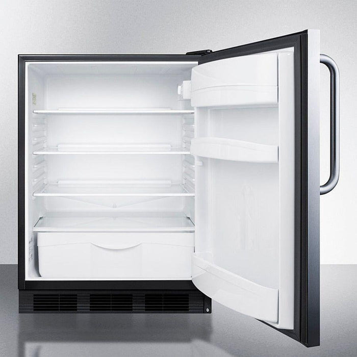 Summit 24 in. Wide Built-In All-Refrigerator - FF6BKBISS