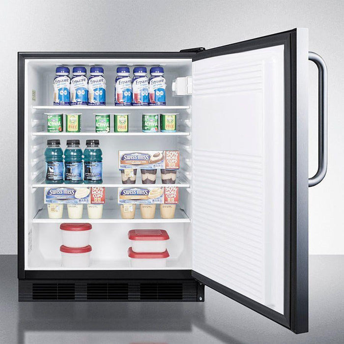 Summit 24 in. Wide Built-In All-Refrigerator - FF7BKBISS