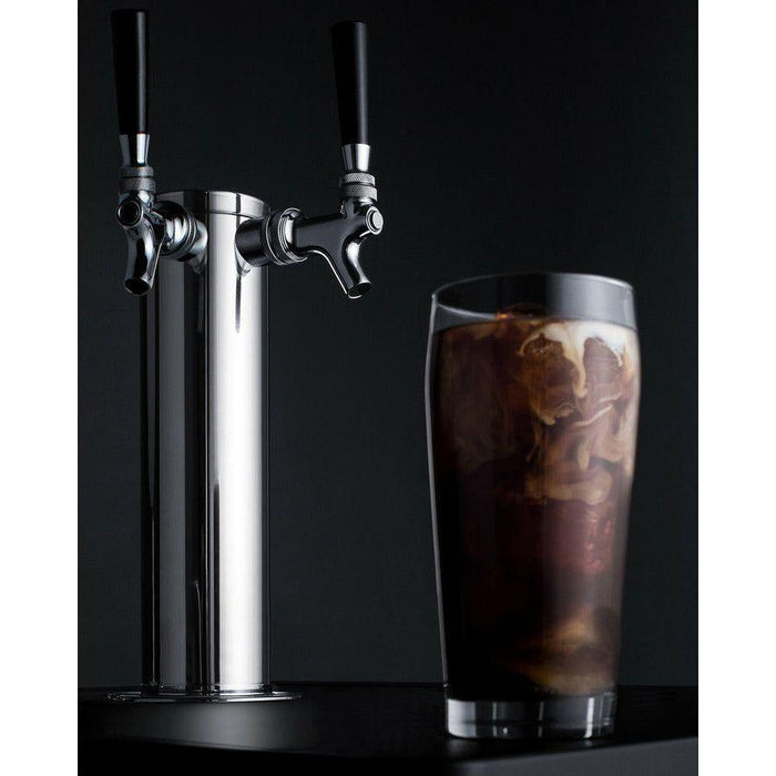 Summit 24 in. Wide Built-In Cold Brew Coffee Kegerator - SBC682CFTWIN