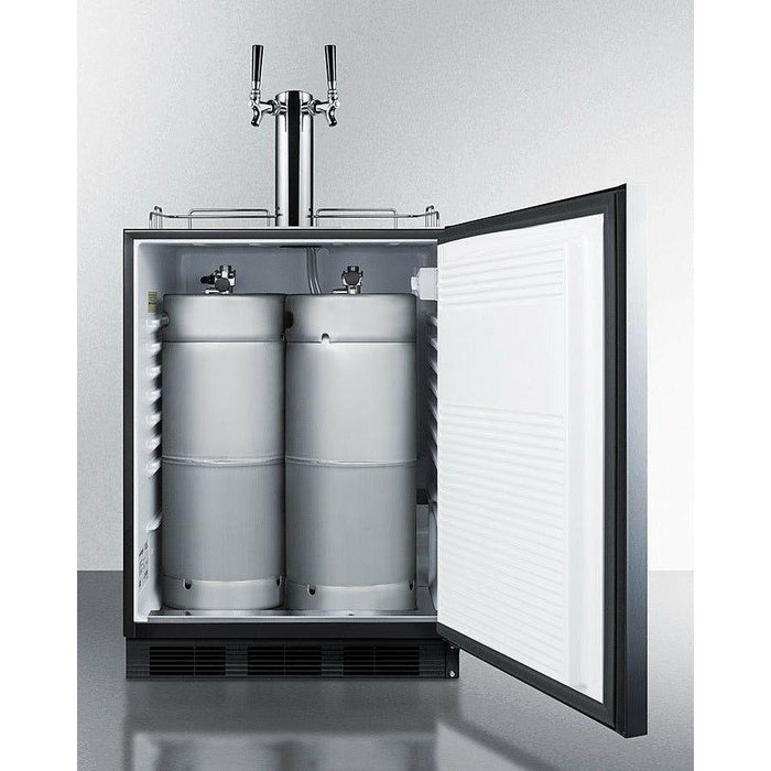 Summit 24 in. Wide Built-In Kegerator, ADA Compliant - SBC58BLBIADA