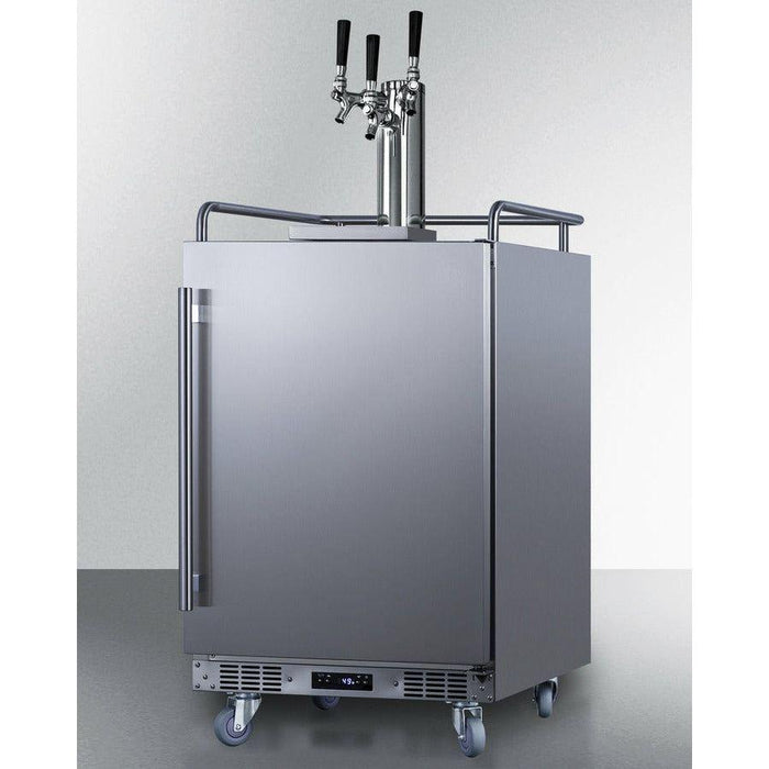 Summit 24 in. Wide Built-In Outdoor Beer Kegerator - SBC683OS