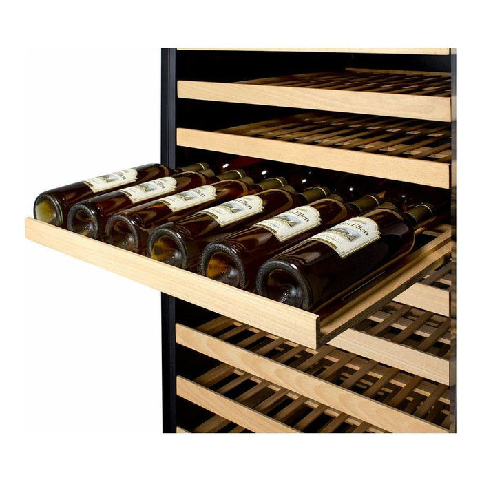 Summit 24 in. Wide Single Zone Wine Cellar with 165 Bottle Capacity, Right Hinge, Glass Door, With Lock, 14 Extension Wine Racks, Digital Control, LED Light, Compressor Cooling, ETL Approved, Digital Thermostat - SWC1926B