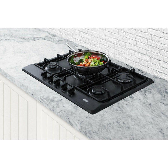 Summit 27 in. Gas Cooktop Built in 5 Sealed Burners - GC527