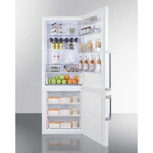 Summit 28 in. Wide Bottom Freezer Refrigerator - FFBF281W