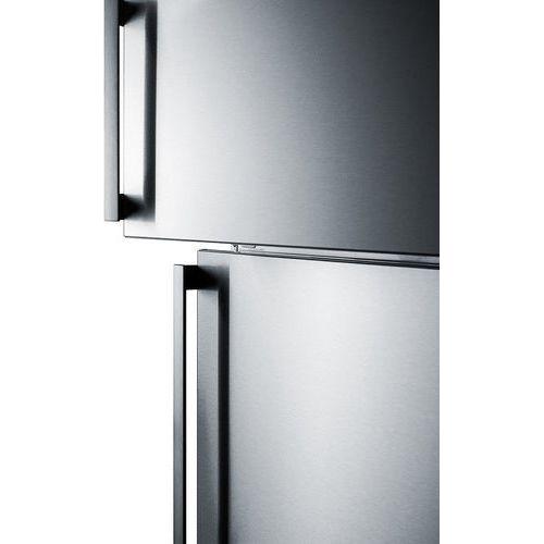 Summit 28 in. Wide Top Mount Refrigerator-Freezer With Icemaker - FF1512SSIM