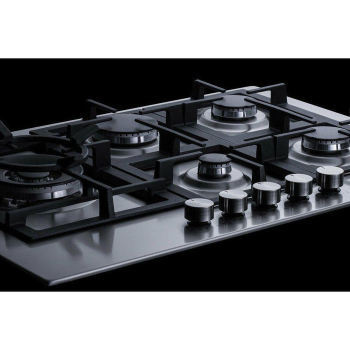 Summit 30 in. Wide 5-Burner Propane Gas Cooktop in Stainless Steel - GCJ5SSLP