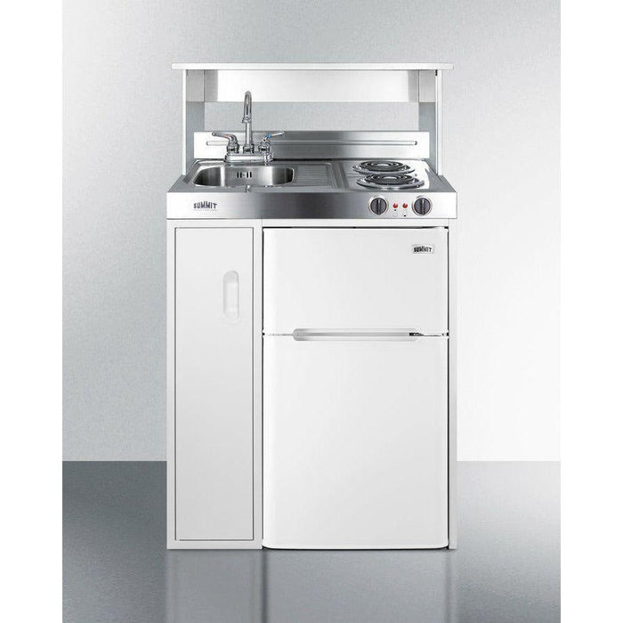 Summit 30 in. Wide All-In-One Kitchenette, Apartment Friendly 2.93 Cubic Feet cu. ft. Mini - C30EL