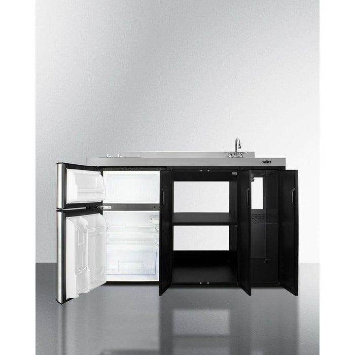 Summit 54 in. Wide All-In-One Kitchenette - CK54SINK