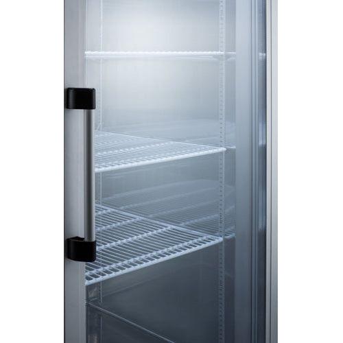 Summit 56 in. Reach-In Refrigerator with 49 Cu. Ft. Capacity, Microprocessor Control Panel, Self Closing Doors - SCR49SSG