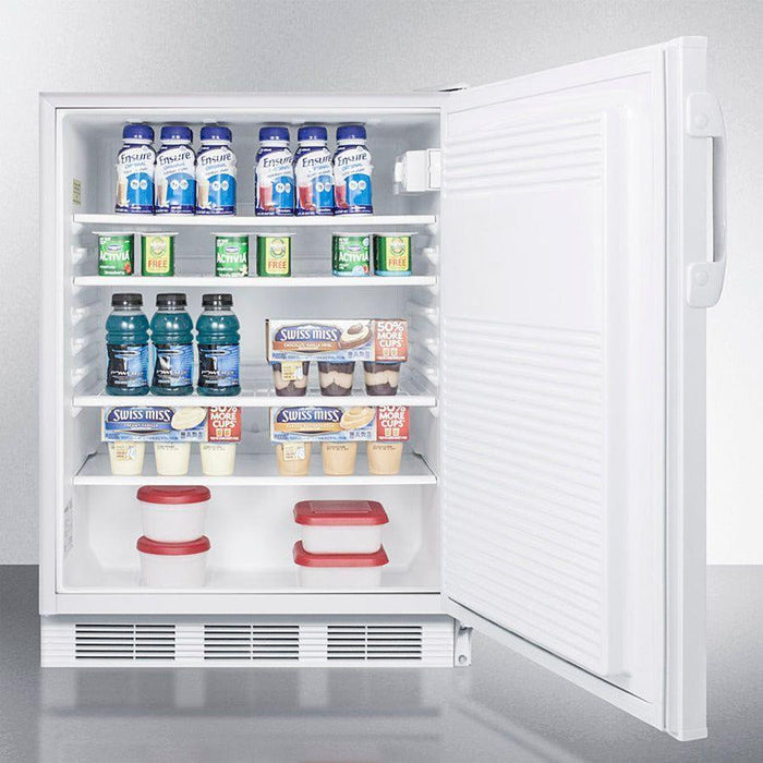 Summit Accucold 24 in. Wide Built-in All-Refrigerator, ADA Compliant - FF7LWBIADA