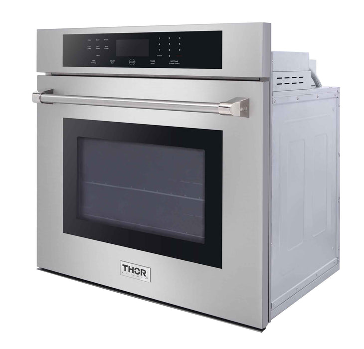 Thor Kitchen 2-Piece Pro Appliance Package - 30-Inch Electric Wall Oven & Warming Drawer in Stainless Steel